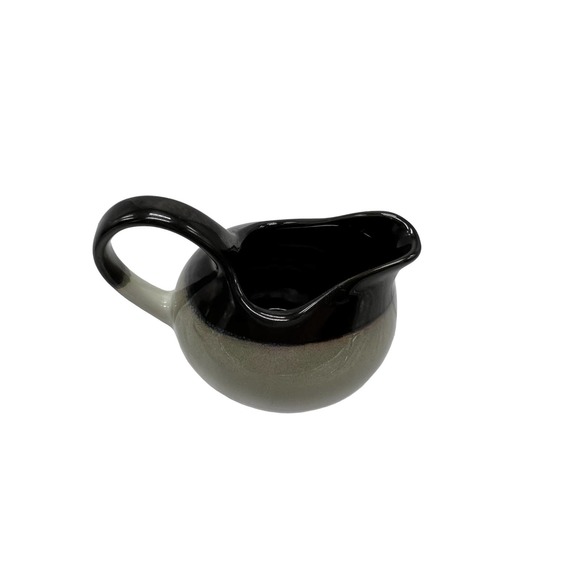 Sango Nova Black Creamer and Sugar Graduated Colors from Black to White - Picture 5 of 6